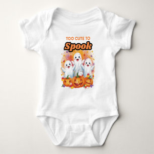 Body T-shirt Halloween Fantôme Mignon, Trop Mignon Pour
