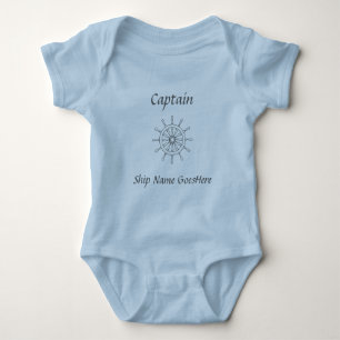 Body T-Shirt - Helm, nom du navire (bébé)