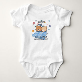 Body T-shirt Heure de bascule dimanche