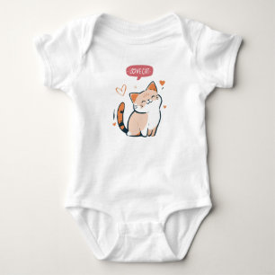 Body T-Shirt J'adore chat
