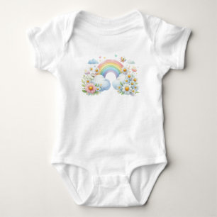 Body T-Shirt-Pastel Printemps Vêtements pour Bébé
