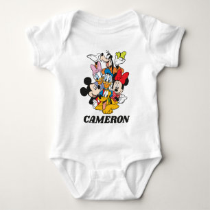 Body T-Shirt personnalisé avec Mickey et ses amis