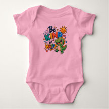 T-shirt pour enfants avec un dinosaure mignon Sois