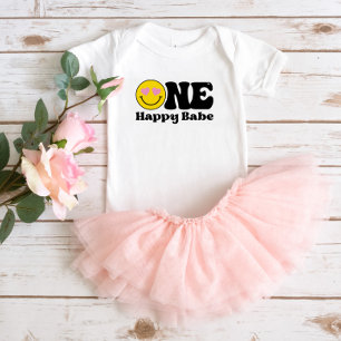 Body T-shirt pour le premier anniversaire d'un bébé heu