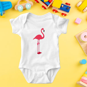 Body T-shirt rose Flamingo
