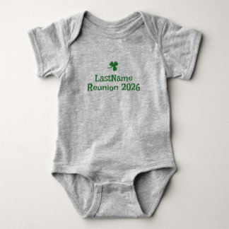 Body T-Shirt Trèfle de Clan Irlandais Personnalisé - en