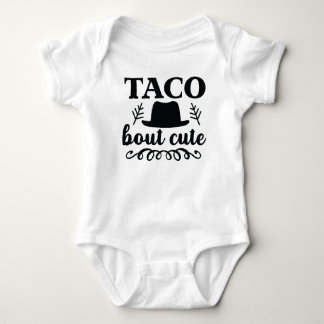 Body "taco bout mignon" drôle de costume de bébé