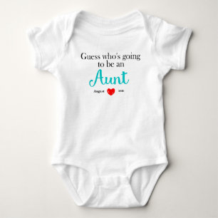 Body Tante Pregnancy Announcement Personalized
