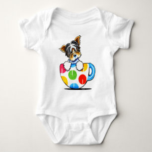 Body Tasse de point de polka de Biewer Yorkie
