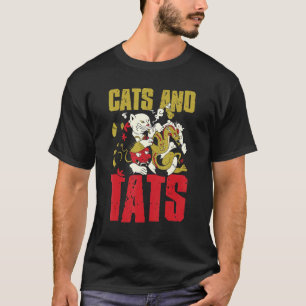 Body Tattooing Tats And Cats Feline Tattoo Artist T-Shirt