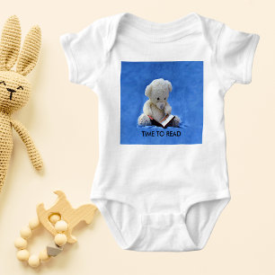 Body Teddy Bear Time to Read Blue Stuffed Animal, ZKOA