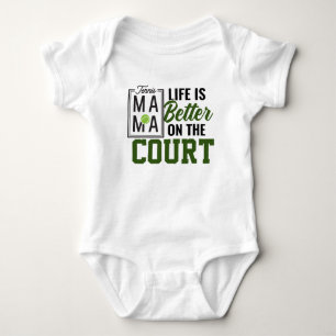 Body Tennis Mama Life est mieux sur le court drôle