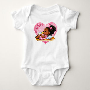 Body Tenue bébé à motif cœur adorable