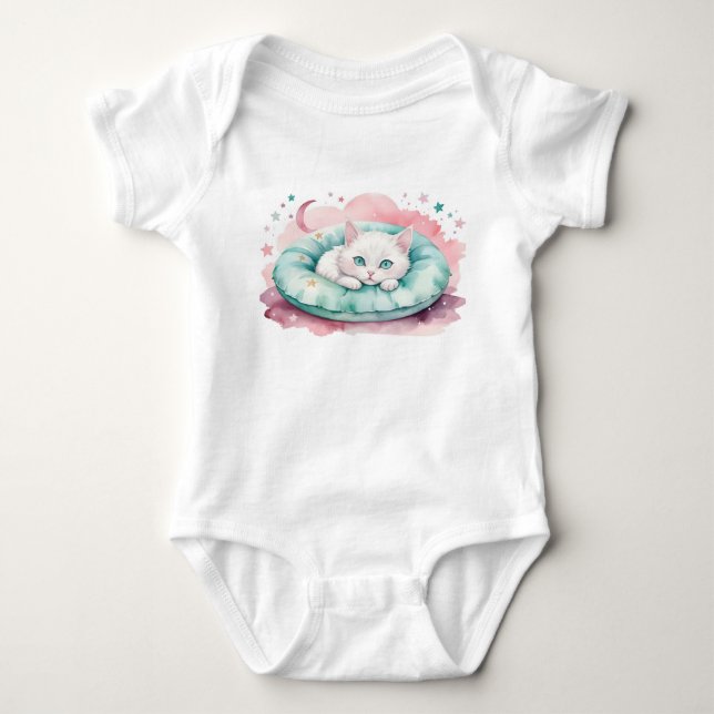 Body Tenue de bébé chat mignon (Devant)