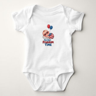 Body Tenue de bébé patriote nouveau-né – Première fête