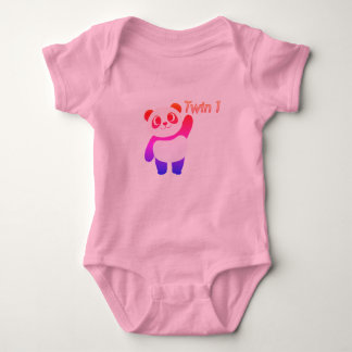 Body Tenue de nouveau-né pour jumeaux 1 et 2