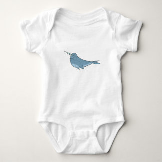 Body tenue pour bébé narwahl