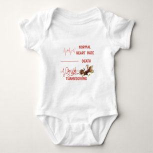 Body Texte drôle de dinde de Thanksgiving.