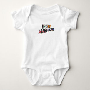Body Texte irlandais-américain pour bébé-Jersey-Bodysui
