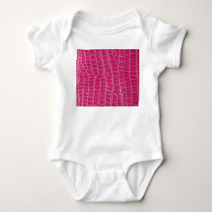 Body Texture à motif d'alligator rose