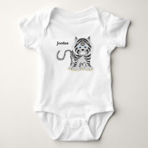 Body Tigre de bébé blanc mignon de l'enfant