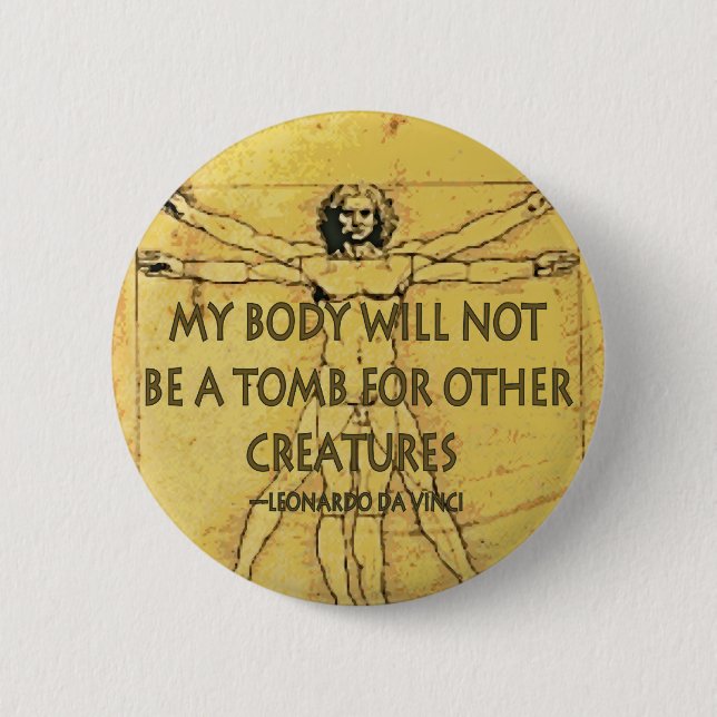 Body Tomb 2 Inch Round Button (Front)