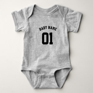 Body TON DESIGN/TEXTE/PHOTO Baby-bodies Football Jersey