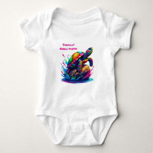 Body Tortue colorée -