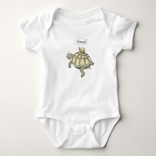 Body Tortue et escargot.  Weee ! (Devant)