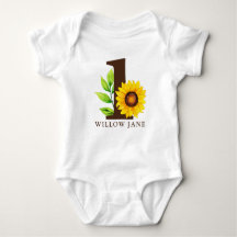 Tournesol Rustique Pays 1er anniversaire fête bébé