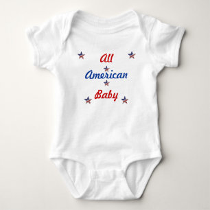 BODY TOUT LE T-SHIRT AMÉRICAIN DE BÉBÉ