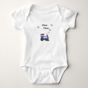 Body Train Choo Choo avec Oiseaux Bleus