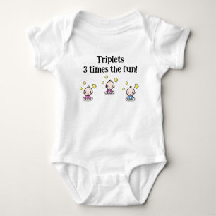 Body Triplés, une fille et deux garçons, Idée Cadeau po