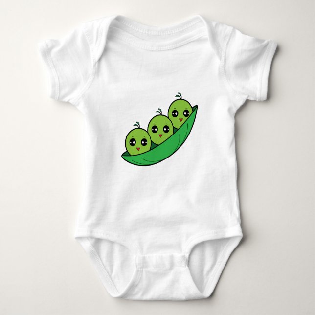Body Trois petits pois dans un pois (Devant)