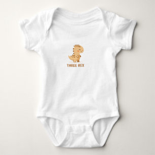 Body Trois Rex Cute Dino Pun – Drôle Kawaii Dinosaure