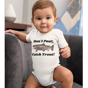 Body Truite arc-en-ciel mignonne Bébé Pêche Ne pas vomi