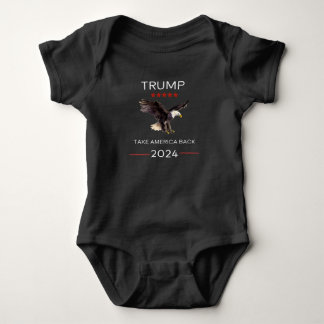 Body Trump 2024 Costume de bébé républicain