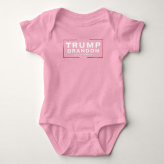 Body Trump Brandon 2024™ Election Pink Baby Bodysuit