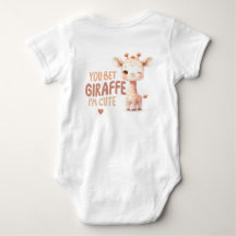 Tu paries Giraffe Je suis mignonne T-shirt bébé