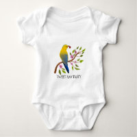 tweeter et savoureux Oiseau coloré & Bogue sur bra