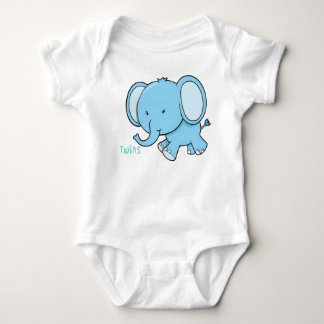 Body Twin Elephant bébé sur place