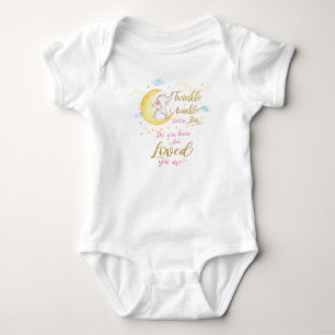 Body Twinkle Little Star Elephant Crescent Lune rose