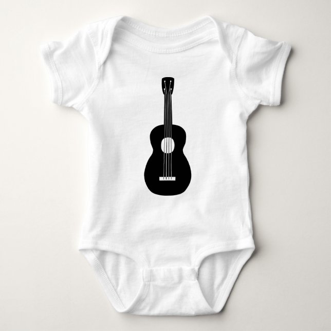 Body Ukulele - Noir (Devant)