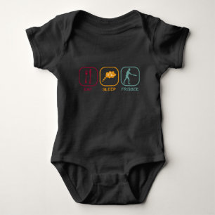 Body Ultimate Frisbee Player Disc golf Eat Sleep Retro
