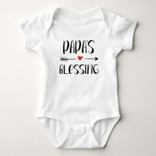 Body Un bébé romper chrétien - Papa's Blessing.