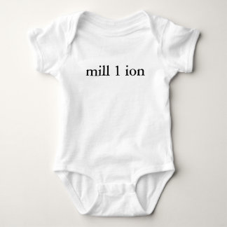 Body Un dans de la chemise million de bébé