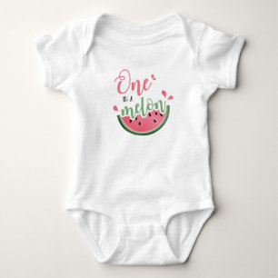 Body Un dans une pastèque Melon Watermelon 1er annivers