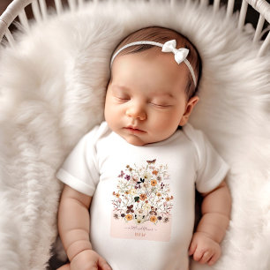 Body Un petit nom de Fleur sauvage Botanical Floral Gir