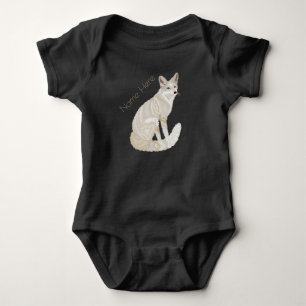 Body Un Renard Arctique Retro Chic Cute Animal Thème Mo