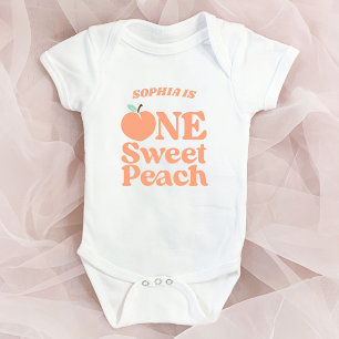 Body Une fête d'anniversaire One Sweet Peach Orange Fir